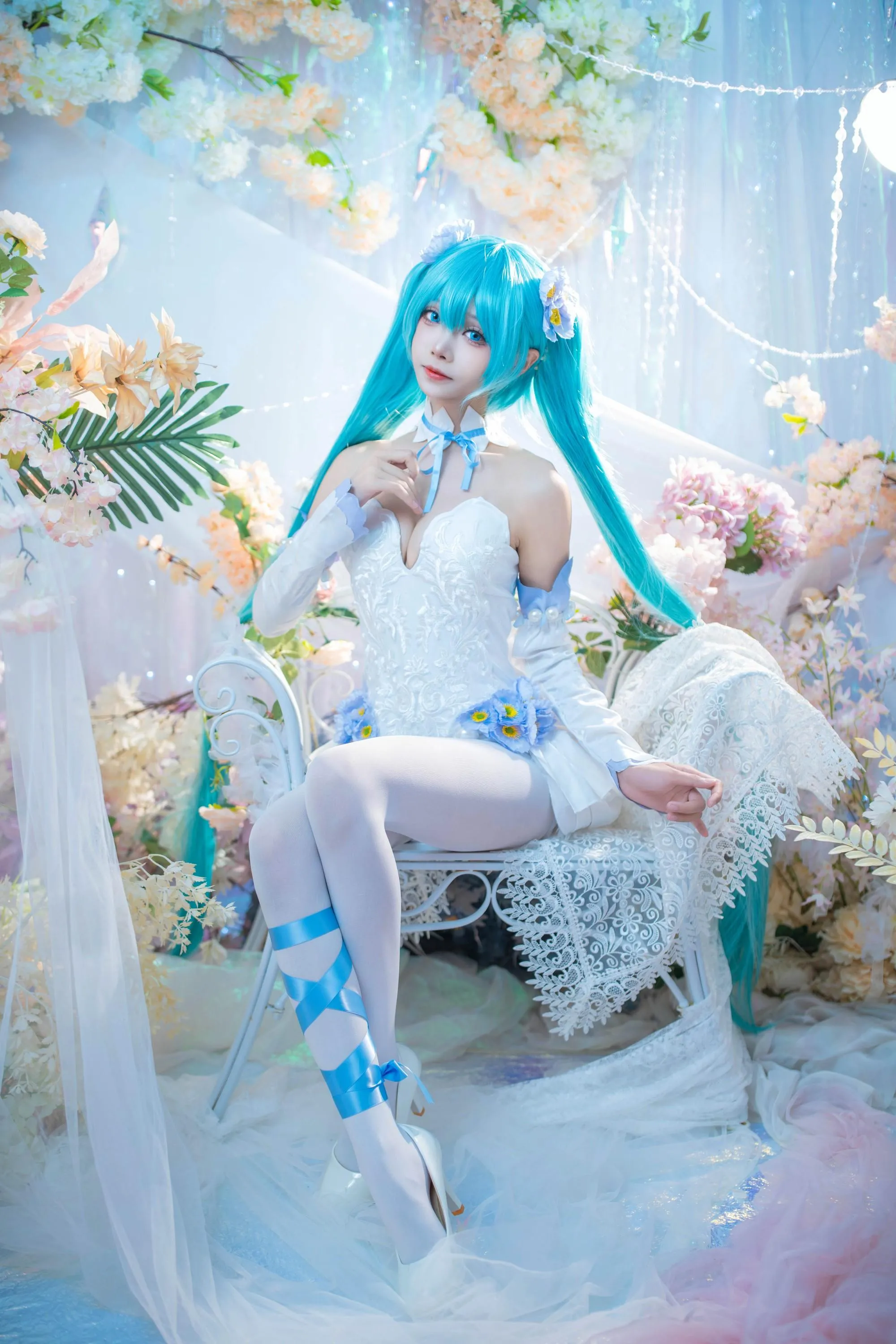 艾西Aiwest – NO.011 初音 粉蝶花 [42P]插图6